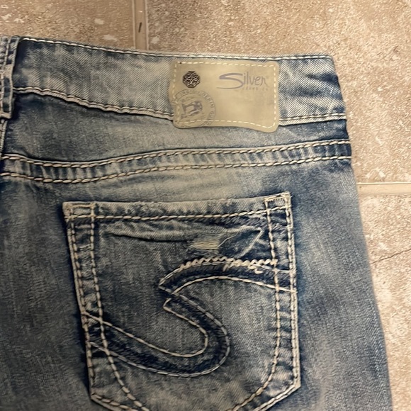Silver Jeans Distressed Faded Slim Bootcut 29x31 - Picture 6 of 6